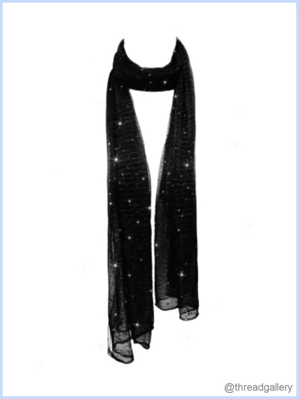 Sequin Scarf for Women Sparkling Shawl Wrap Evening Dress Polyester